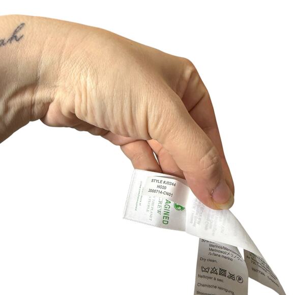 J.Crew Sophie Open Front Sweater Blazer Merino Wool Relaxed Fit Tan Small - Picture 6 of 9